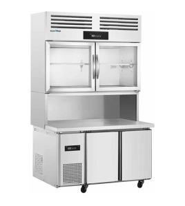 Stainless Steel Double Door Workbench Station PLRD-12N2B2