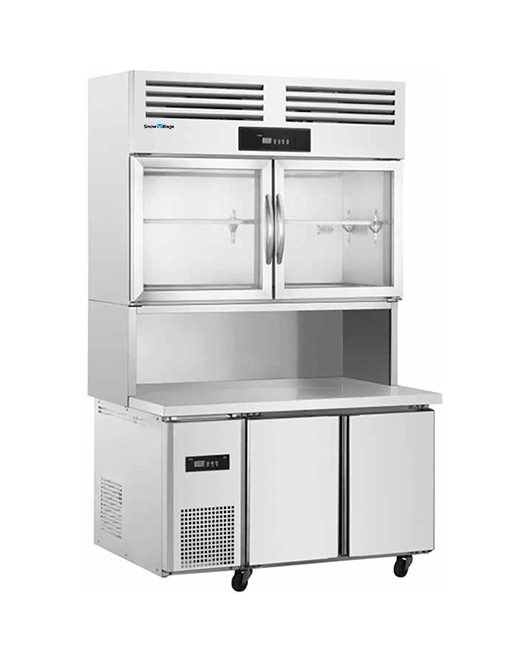 Stainless Steel Double Door Workbench Station PLRD-15N2B2