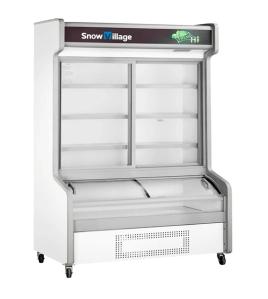 Double Door With Dual Temperature Display Cabinet for Restaurant HY-1800