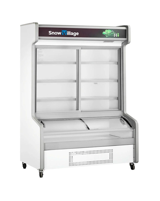 Double Door With Dual Temperature Display Cabinet for Restaurant HY-1800