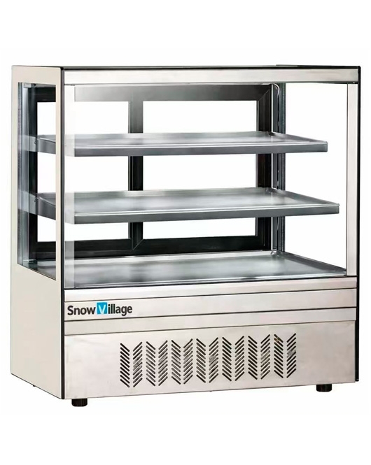 Square Glass Chilled Counter-Top Food Display DG-TZ1200