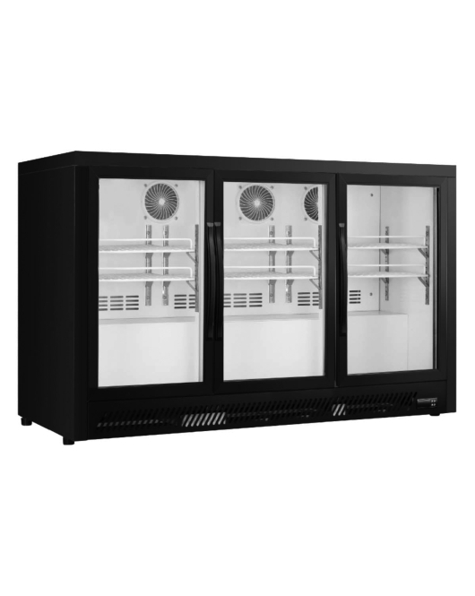Under Bench Triple Sliding Door Bar Cooler BT-1350FYS/FY