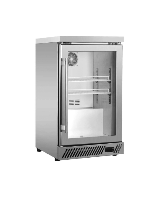 Under Bench Stainless Steel Single Door Bar Cooler BT-500FS/F