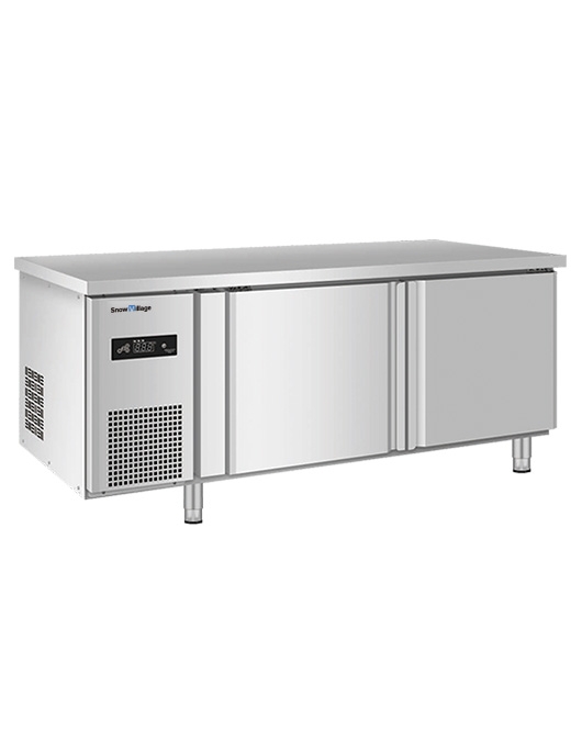 Stainless Double Door Workbench Fridge PLR-15N2F (700MM)