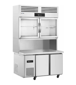 Stainless Steel Double Door Workbench Station PLRD-18N2B3