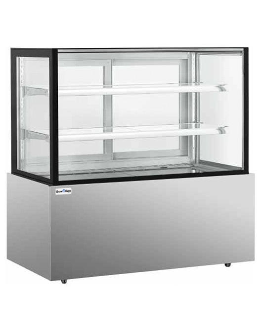  Square Glass Chilled Food Display DG-1800FZ