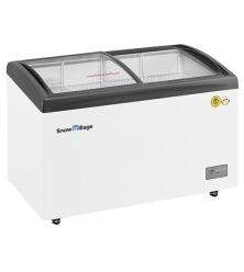 Two Sliding Glass Lids Dual Temperature Chest Freezer SD/SC-258YH