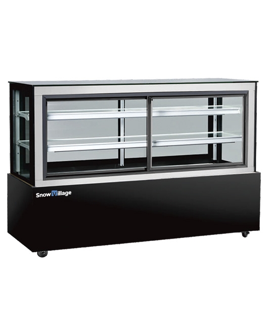 Double side Glass door Chilled Food Display DG-1500FZK