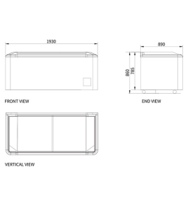  Modular Supermarket Island Freezer CQS19D