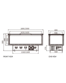  Supermarket Island Freezer SD/SC-1800
