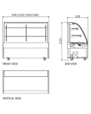 Chilled Food Display DG-1800FY