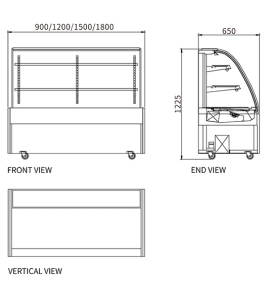 Chilled Food Display DG-1800FY