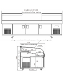Stainless Steel Double Door With Dual Temperature Display Cabinet BT-K1.8-T3XQ