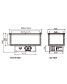 Supermarket Island Freezer SD/SC-1500