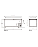 Supermarket Island Freezer SD/SC-1800RS