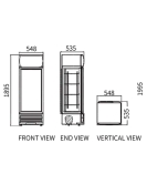 Single Glass Door Display Fridge LC-278(A)