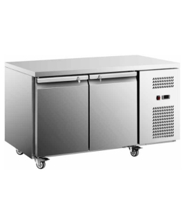 Stainless Steel Double Door Workbench Freezer GNF1360T2