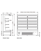 Supermarket Vertical Display Chiller XC-ZL-25-A/770