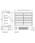 Supermarket Vertical Display Chiller XC-ZL-25-A/870