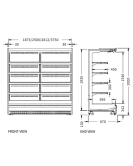 Supermarket Vertical Display Chiller XC-CLF-25/870